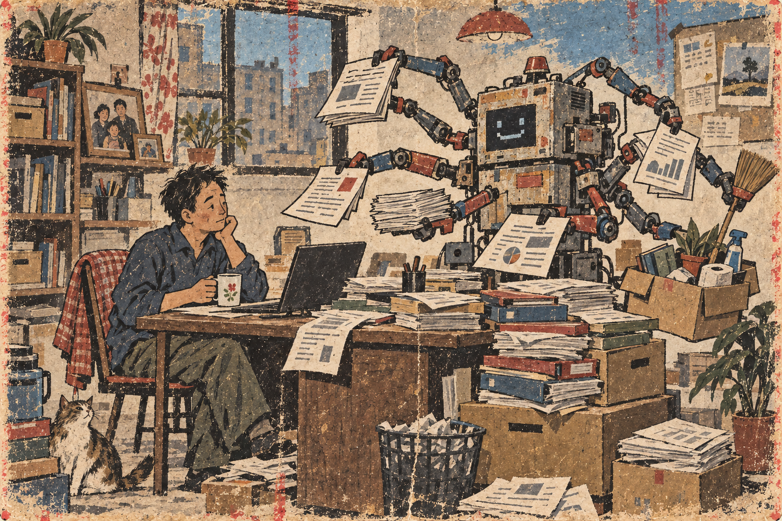 Artificial intelligence entering writing, research, programming and the organisation of family archives